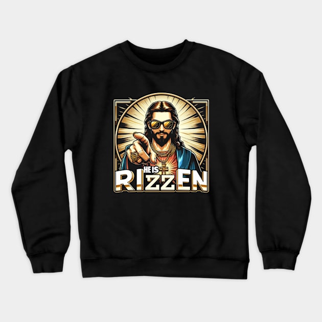 He is rizzen Crewneck Sweatshirt by Jokesart